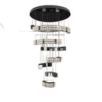 Luxury High‑End Grand Crystal Chandelier for Duplex Living Room, Chandelier for High‑Ceiling Hall in Villa & Split‑Level House