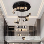 Luxury High‑End Grand Crystal Chandelier for Duplex Living Room, Chandelier for High‑Ceiling Hall in Villa & Split‑Level House