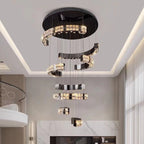 Luxury High‑End Grand Crystal Chandelier for Duplex Living Room, Chandelier for High‑Ceiling Hall in Villa & Split‑Level House