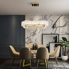 Raindrop wall lamp for living‑room TV background wall, modern light‑luxury crystal bedside lamp for bedroom