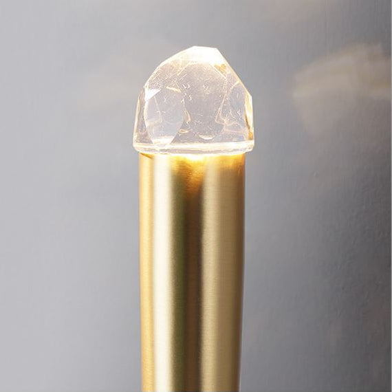 Designer‑style light‑luxury minimalist wall lamp, Nordic‑style with unique shape, brass wall lamp for corridors, hallways and bedside