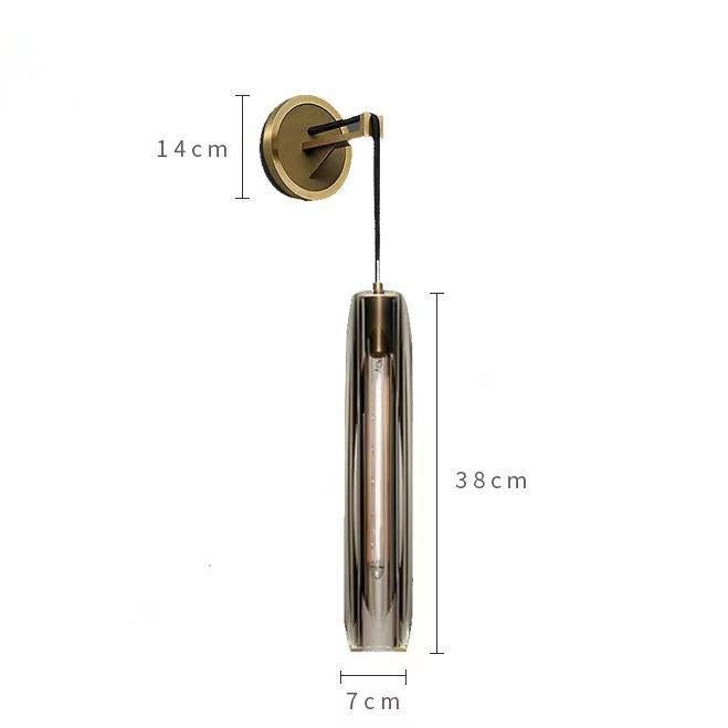 Modern Luxury K9 Crystal Wall Lamp, High‑Quality Solid Brass Sconce for Living Room Background Wall & Bedroom Bedside
