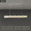 Post‑Modern Luxury Crystal Pendant Light for Dining Room, Study & Bar Counter