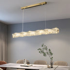 Post‑Modern Luxury Crystal Pendant Light for Dining Room, Study & Bar Counter