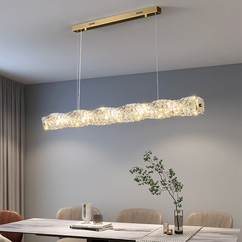 Post‑Modern Luxury Crystal Pendant Light for Dining Room, Study & Bar Counter