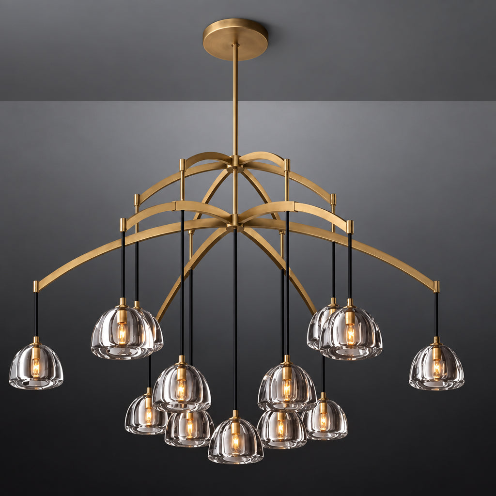 Modern Luxury Crystal Chandelier for Living Room & Dining Room